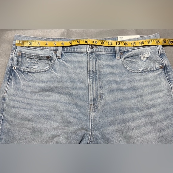 American Eagle 90s Flare Stretch Super High Rise Jeans Size 18 34W 29" Inseam - Picture 6 of 12